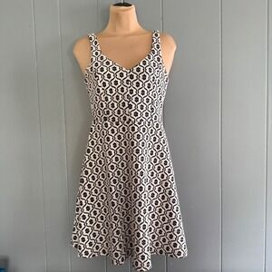 Altard State Fit & Flare Dress Geometric Print Sleeveless Casual Dress S‎